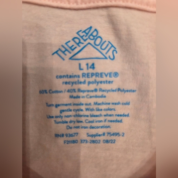 Kids Pink Love Graphic Tee - Picture 3 of 3